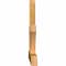Ekena Millwork Richland Rough Sawn Timber Gable Bracket, Western Red Cedar, 96"W x 44"H x 4"D x 6"F, 11/12 Pitch GBW096X44X0406RIC00RWR - alternate 2
